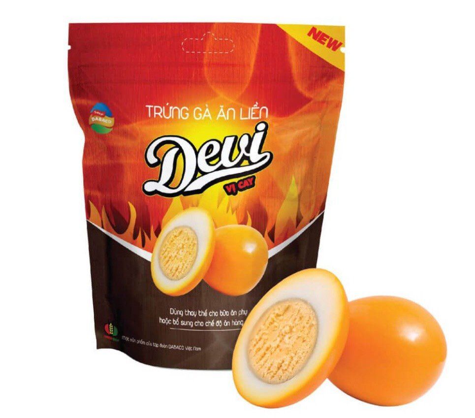Túi trứng gà ăn liền DEVI vị cay