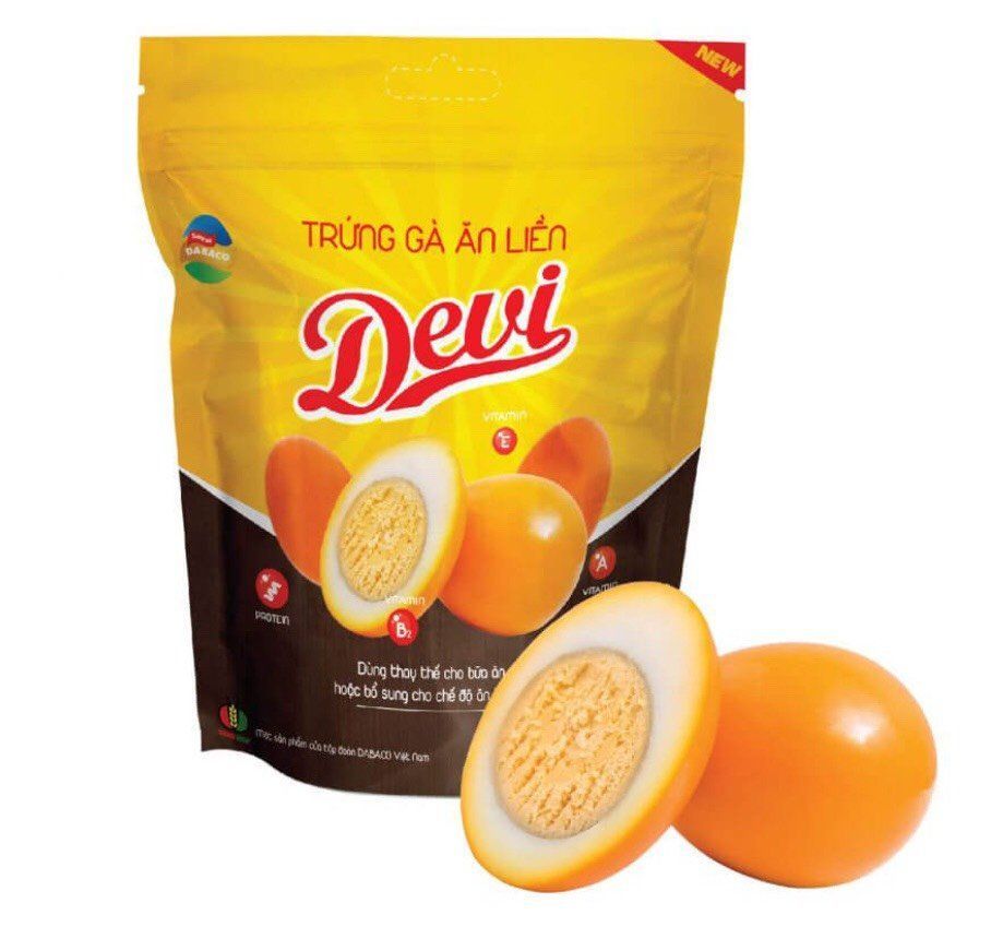Túi trứng gà ăn liền DEVI vị truyền thống
